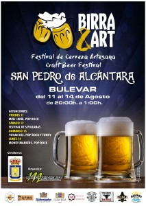 Cartel Birra&Art San Pedro 2017