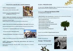 programacion del dia del aceite