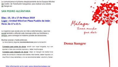 donar sangre san pedro