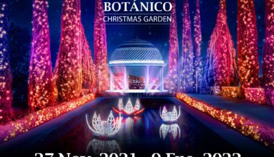 Las luces de Navidad del Parque Botánico Málaga
