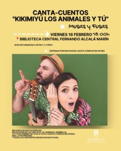 CANTA-CUENTOS "KIKIMIYÚ LOS ANIMALES Y TÚ" Llega a Marbella