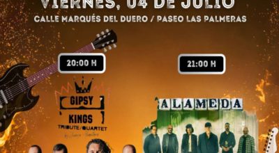 Noche de música al aire libre en San Pedro Alcántara