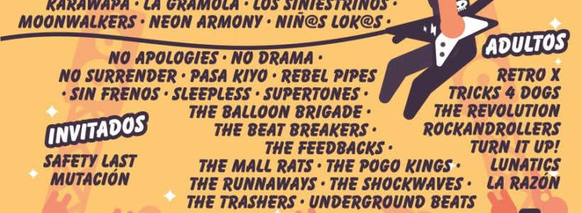 El próximo viernes 26 de julio, a partir de las 18:00 horas, el Auditorio del Boulevard de San Pedro Alcántara vibrará con fuerza. Vuelve la Batalla de Bandas, que en su undécima edición se consolida como el mayor evento de rock infantil de España.