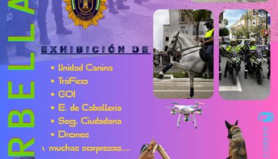 Exposición de Unidades de la Policía Local de Marbella