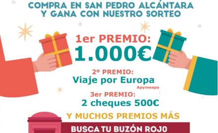 El tejido comercial de San Pedro Alcántara de la mano de la Asociación “Tus Tiendas Amigas” en colaboración con Ayto de Marbella, Tenencia de Alcaldía y Apymespa ponen en marcha la campaña “Reyes por un Día”. Comprando en los establecimientos de San Pedro Alcántara entrarás en un sorteo con diversos premios, depositando tus datos en los buzones rojos de los comercios.