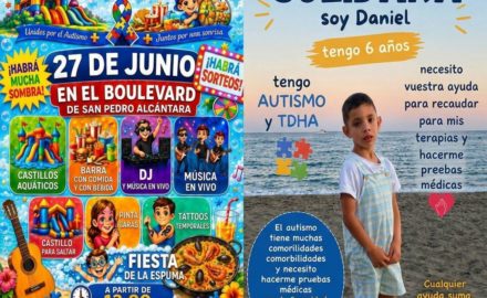 Todos por Daniel: una gran jornada solidaria para apoyar a un pequeño luchador en San Pedro Alcántara