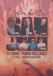 Marbella da la bienvenida al verano con una espectacular Noche de San Juan junto al mar
