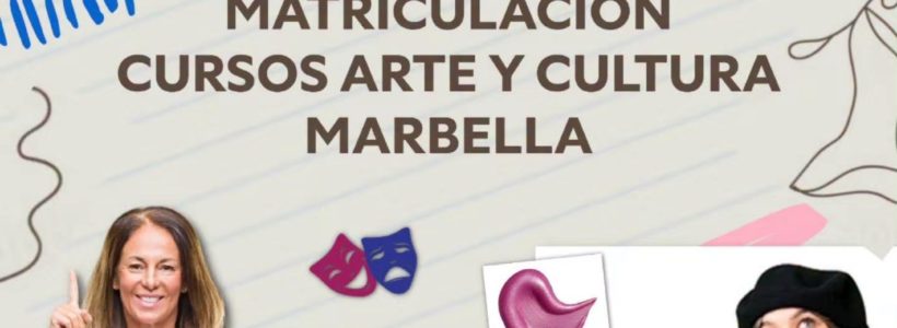 Cursos de Arte y Cultura Marbella 2026: abre la matrícula y descubre todo lo que puedes aprender