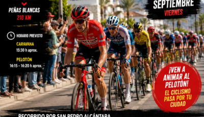 La Vuelta vuelve a San Pedro Alcántara el 11 de septiembre ocho años después
