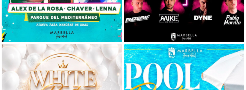 Marbella cierra el verano joven con cuatro fiestas temáticas y DJs locales