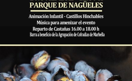 Cartel del Tostón Marbella 2026 en el Parque de Nagüeles